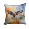 Hawk Throw Pillow Machine Washable, Indoor Outdoor Decorative Pillow for Couch, Bed or Patio, 18Hx18W