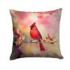 Cardinal Throw Pillow Machine Washable, Indoor Outdoor Decorative Pillow for Couch, Bed or Patio, 18Hx18W