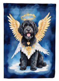 Portuguese Water Dog My Angel Garden Flag Mailbox Flag Decorative Yard Flag Banner Outside Patio Artwork Yard Flower Beds, Garden Size, Multicolor