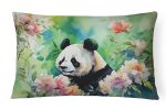 NEW Watercolor Wildlife Throw Pillow Throw Pillow for Indoor Couch Bed Outdoor Patio Washable, Panda 2970,12Hx16W
