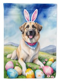 Anatolian Shepherd Dog Easter Egg Hunt Garden Flag Mailbox Flag Decorative Yard Flag Banner Outside Patio Artwork Yard Flower Beds, Garden Size