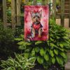 Australian Terrier My Valentine Garden Flag Mailbox Flag Decorative Yard Flag Banner Outside Patio Artwork Yard Flower Beds, Garden Size, Multicolor