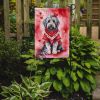 Bergamasco Sheepdog My Valentine Garden Flag Mailbox Flag Decorative Yard Flag Banner Outside Patio Artwork Yard Flower Beds, Garden Size, Multicolor