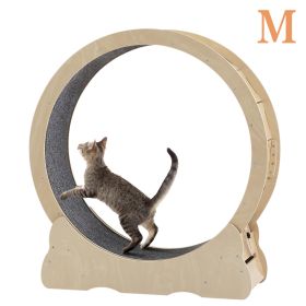 Cat Exercise Wheels - Indoor Cat Treadmill (Option: M)