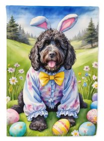 Portuguese Water Dog Easter Egg Hunt Garden Flag Mailbox Flag Decorative Yard Flag Banner Outside Patio Artwork Yard Flower Beds, Garden Size (Default: Default)