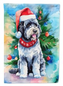 Portuguese Water Dog Christmas Garden Flag Mailbox Flag Decorative Yard Flag Banner Outside Patio Artwork Yard Flower Beds, Garden Size, Multicolor (Default: Default)
